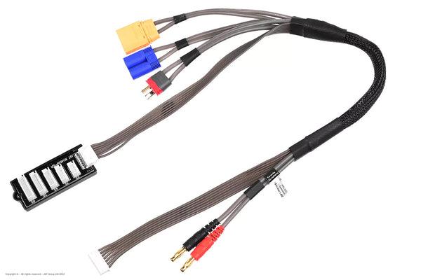 GF-1208-040 Revtec - Charge - Balance Lead Pro - "Banana 4mm" - T-Plug / EC-5 / XT90 female - XH Balance board 2-6S
