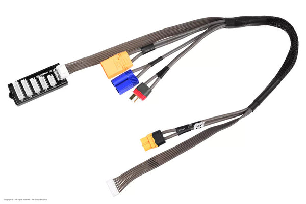 GF-1209-040 Revtec - Charge - Balance Lead Pro - "XT-60" - T-Plug / EC-5 / XT90 female - XH Balance board 2-6S