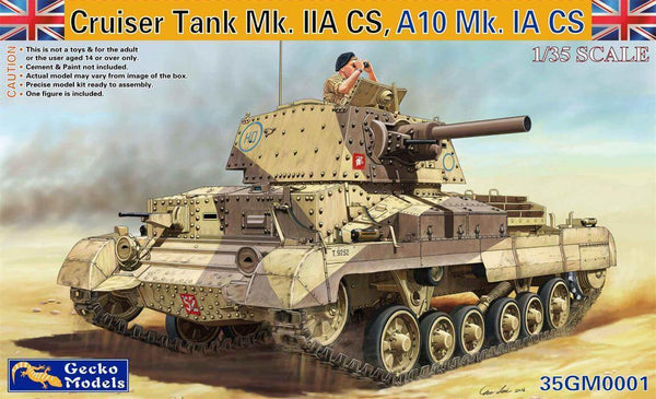 GM35001 Gecko 1/35 Cruiser Tank Mk. IIACS, A10Mk. IA CS Plastic Model Kit