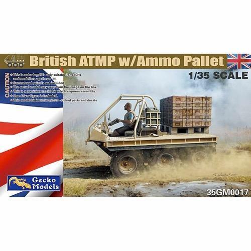 GM35017 Gecko 1/35 British ATMP w Ammo Pallet Plastic Model Kit Gecko