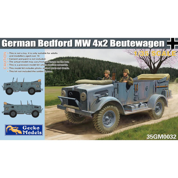 GM35032 Gecko 1/35 German Bedford MW 4x2 Beutewagen Plastic Model Kit