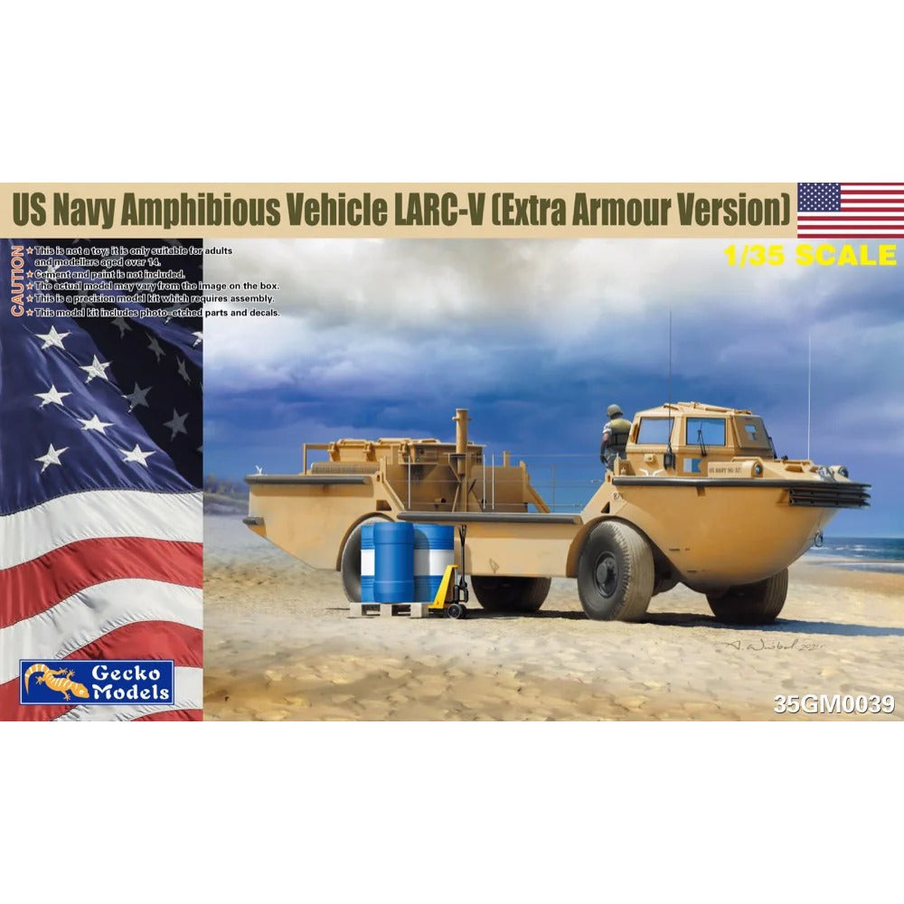 GM35039 Gecko 1/35 Modern USN LARC-V (Extra Armoured Version) Plastic Model Kit Gecko