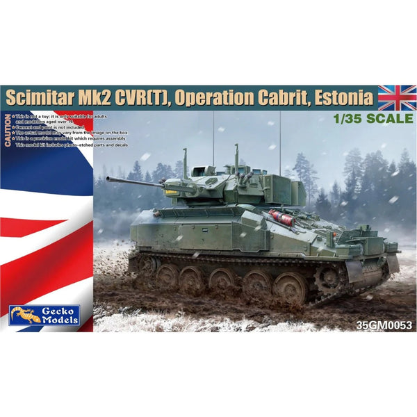 GM35053 Gecko 1/35 Scimitar Mk2 CVR(T) Plastic Model Kit