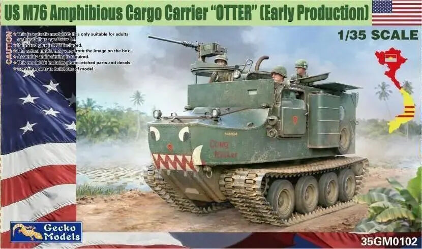 Gecko 1/35 US M76 OTTER (Early Production) Plastic Model Kit