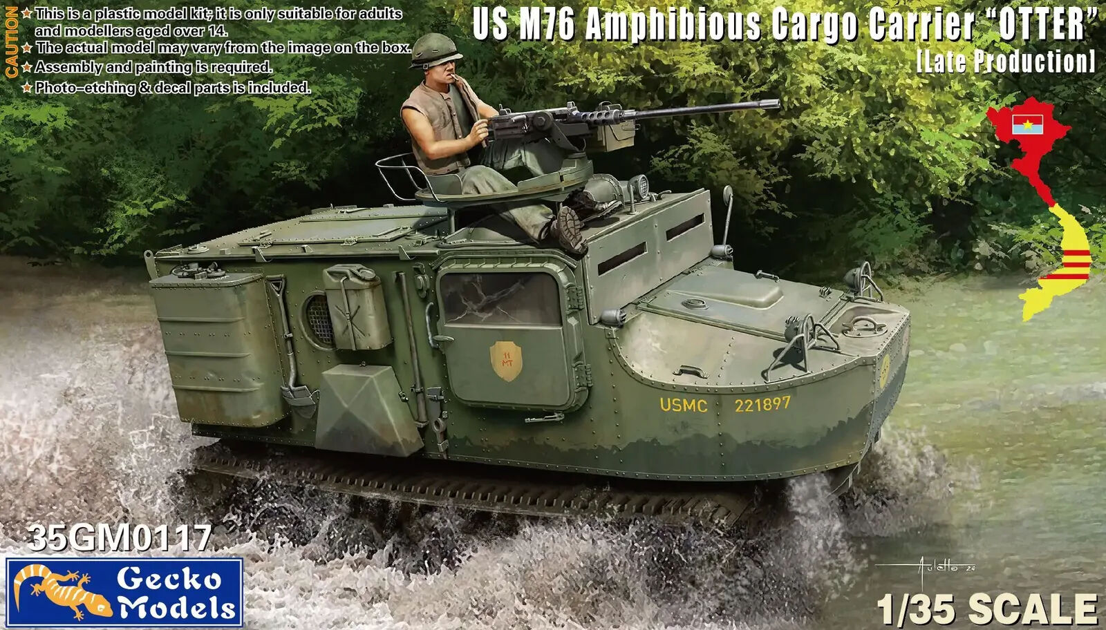 Gecko 1/35 US M76 OTTER (Late Production) Plastic Model Kit