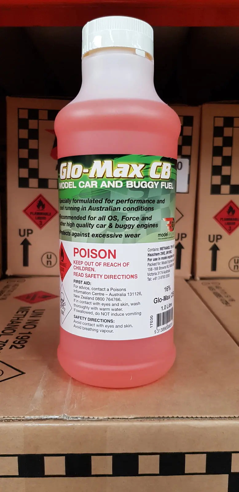 GLO-MAX CB FUEL 16% NITRO 1 LT Ultimate Hobbies Site