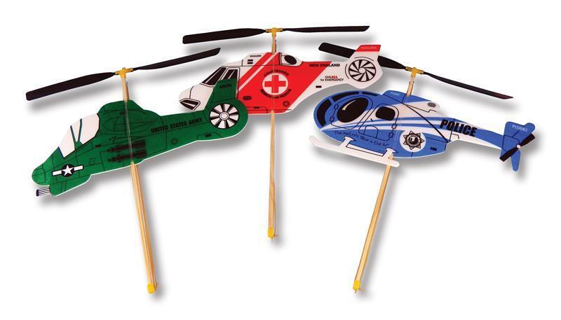 GUI-11 Guillow's Rubber powered Helicopter Guillows