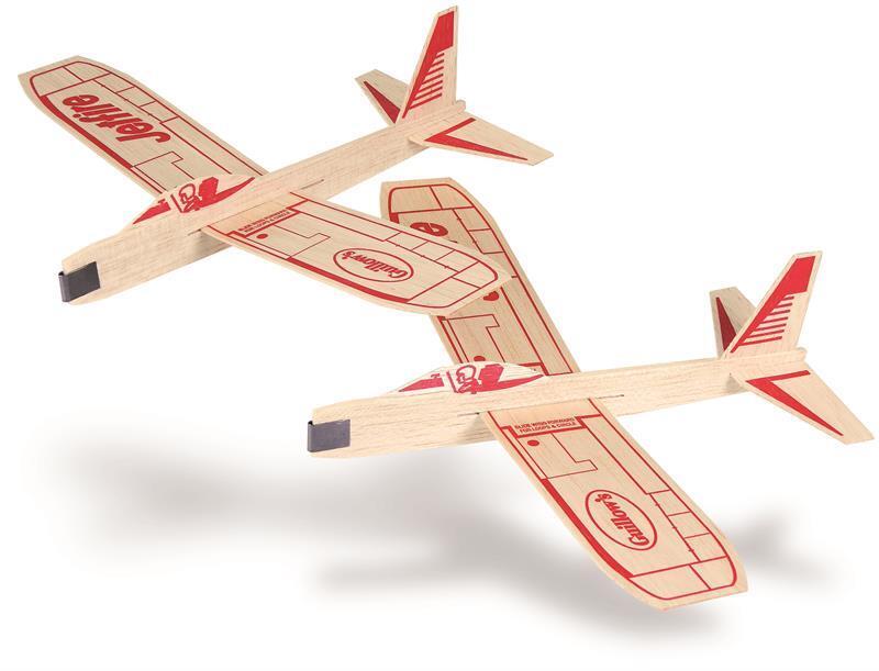 GUI-30T Guillows Jetfire Balsa Glider (Twin Pack) Guillows