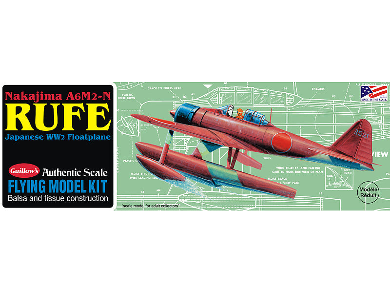 GUI-507 Guillow's Rufe Balsa Plane Model Kit Guillows