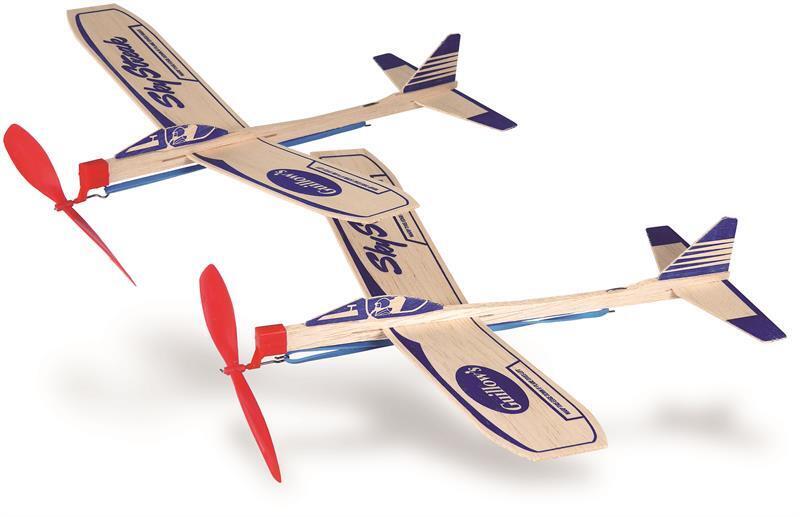 GUI-50T Guillow's Sky Streak Balsa Glider Twin Pack - 2nd Generation Guillows