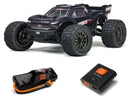 Arrma Vorteks 4X2 Boost Mega 1/10 2wd Stadium Truck, RTR, Gunmetal, ARA4105SV4T2 Arrma