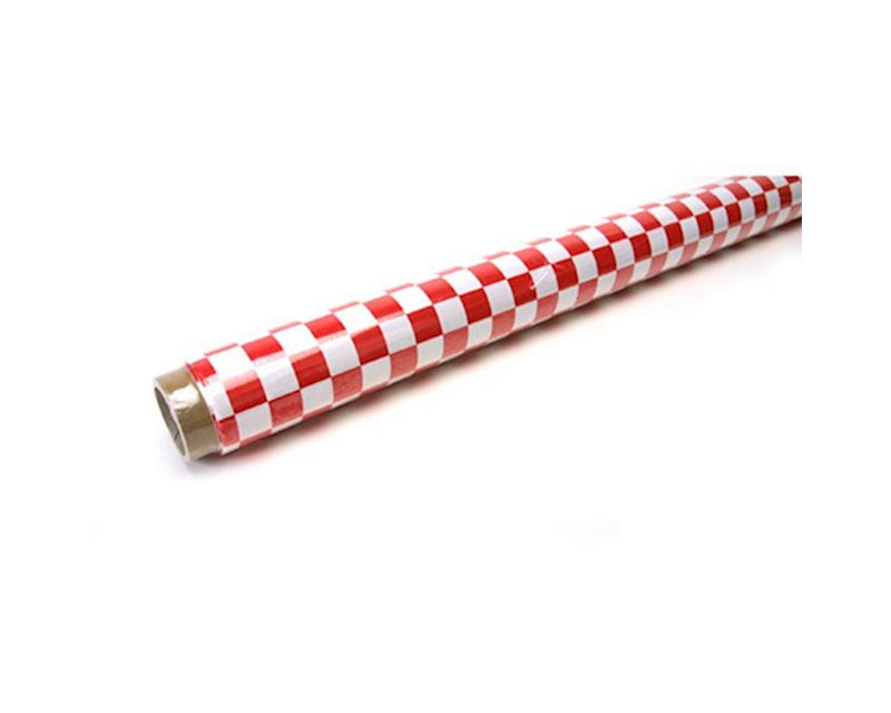 HANU937 Hangar 9 UltraCote, 1/2in Squares, White/Red HANGER 9