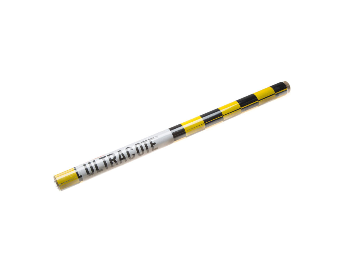 Hangar 9 UltraCote, 2in Squares, Yellow/Black - HANU943