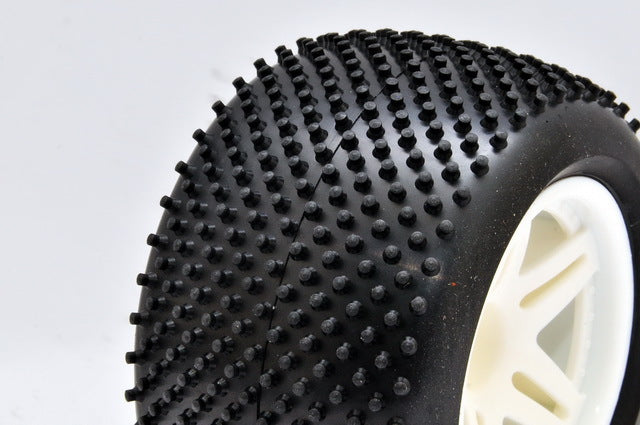 HB-11105 TT truck tyres mounted w/rims (4PCE) Hobao