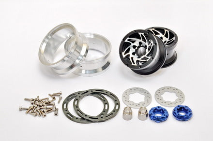 HB-230118B Wheel Set 1.9in Black Hobao