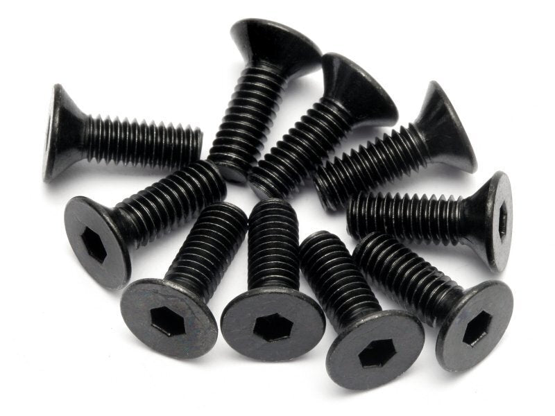 HB-31412 4x12mm Hex Head Screws, 10 pcs Hobao