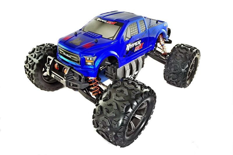 HB-MTXE-C150BU HYPER MTX MONSTER TRUCK RTR- BLUE BODY Hobao