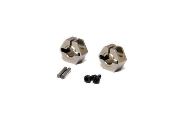 HB-OP1-0076 TT 2.0 CNC ALUM REAR WHEEL HEX HUB ( +1mm)