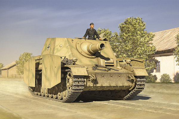 HB80134 HobbyBoss 1/35 German SturmPanzer IV early Sd. Kfz.166 "Brummbar" Plastic Model Kit [80134]
