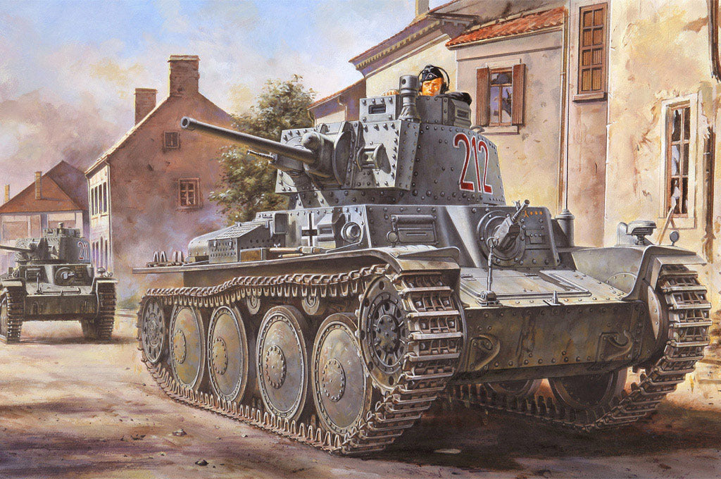 HB80138 HobbyBoss 1/35 German Pz.Kpfw. / Pz.BfWg 38(t) Ausf. B Plastic Model Kit [80138] HobbyBoss