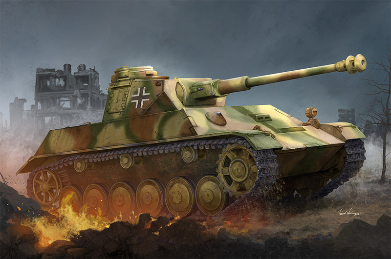HB80151 HobbyBoss 1/35 German Pz.Kpfw.III/IV auf Einheitsfahrgestell (Small Turret) Model Kit [80151]
