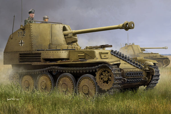 HB80169 HobbyBoss 1/35 Marder III Ausf.M Tank Destroyer Sd.Kfz.138 - Early Plastic Model Kit [80169]