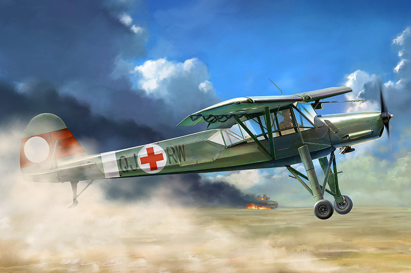 HB80182 HobbyBoss 1/35 Fieseler Fi-156 D-1 Storch Plastic Model Kit