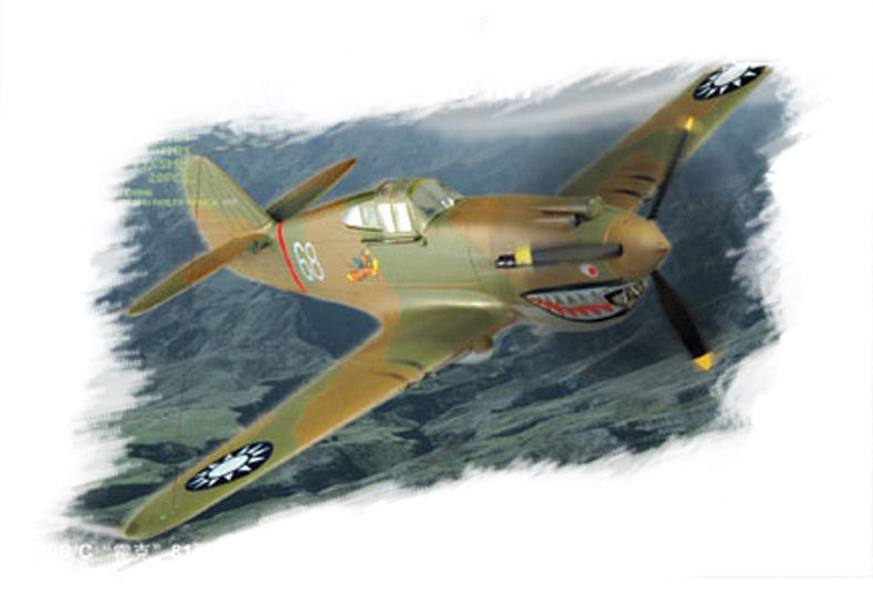 HB80209 HobbyBoss 1/72 P-40B/C "HAWK"-81A Plastic Model Kit [80209] HobbyBoss