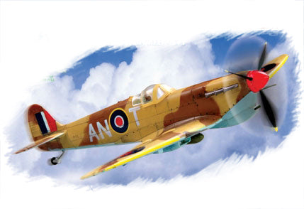 HB80213 HobbyBoss 1/72 "Spitfire" MK.Vb TROP Plastic Model Kit [80213] HobbyBoss