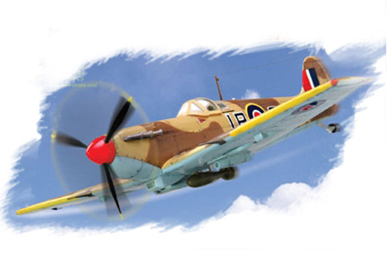 HB80214 HobbyBoss 1/72 "Spitfire" MK.Vb TROP Plastic Model Kit [80214] HobbyBoss