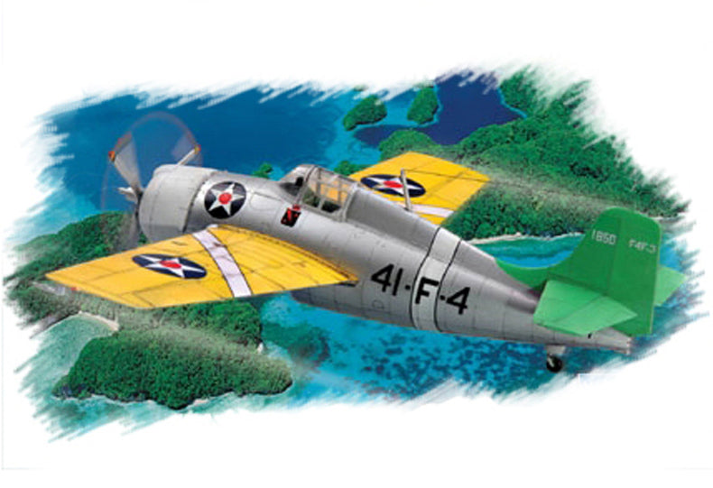 HB80219 HobbyBoss 1/72 F4F-3 "Wildcat" Plastic Model Kit [80219] HobbyBoss