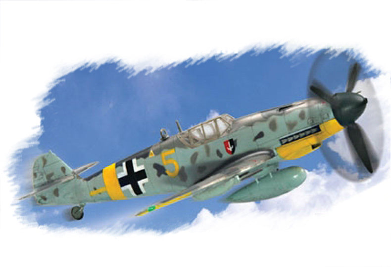 HB80223 HobbyBoss 1/72 Bf109 G-2 Plastic Model Kit [80223] HobbyBoss