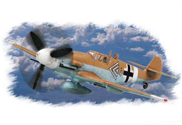 HB80224 HobbyBoss 1/72 Bf109 G-2/ TROP Plastic Model Kit [80224]