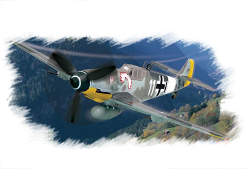 HB80225 HobbyBoss 1/72 Bf109 G-6 (early) Plastic Model Kit [80225] HobbyBoss