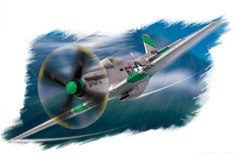 HB80230 HobbyBoss 1/72 P-51D "mustang" Plastic Model Kit [80230] HobbyBoss