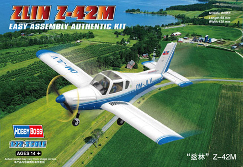 HB80231 HobbyBoss 1/72 ZLIN Z-42M Plastic Model Kit [80231] HobbyBoss