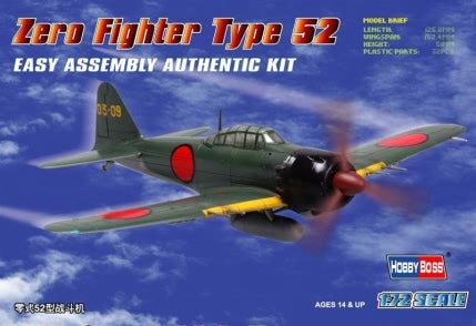 HB80241 HobbyBoss 1/72 Zero Fighter Type 52 Plastic Model Kit [80241] HobbyBoss