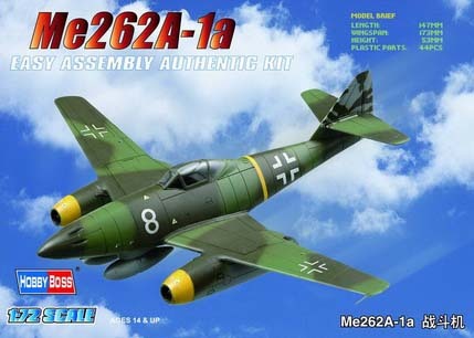 HB80249 HobbyBoss 1/72 Me262A-2a Plastic Model Kit [80249]