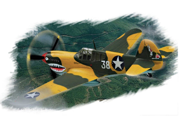 HB80250 HobbyBoss 1/72 P-40E "Kitty hawk" Plastic Model Kit [80250]