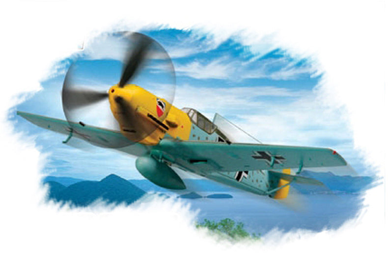 HB80253 HobbyBoss 1/72 Bf109E-3 Fighter Plastic Model Kit [80253]