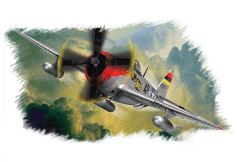 HB80257 HobbyBoss 1/72 P-47D "Thunderbolt" Plastic Model Kit [80257] HobbyBoss