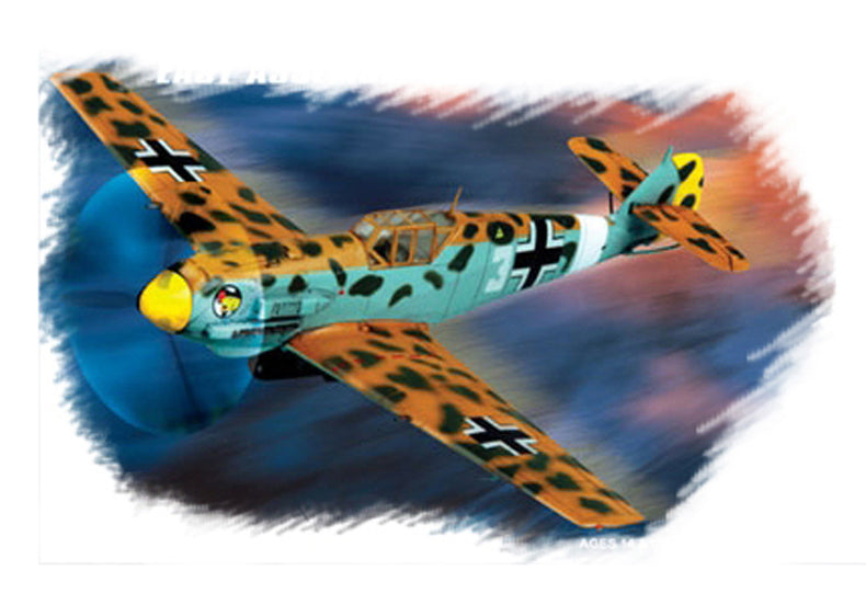 HB80261 HobbyBoss 1/72 Bf109 E4 TROP Plastic Model Kit [80261]