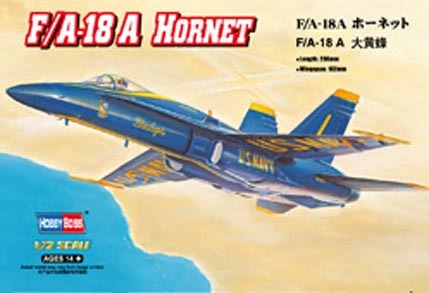 HB80268 HobbyBoss 1/72 F/A-18A HORNET Plastic Model Kit [80268] HobbyBoss
