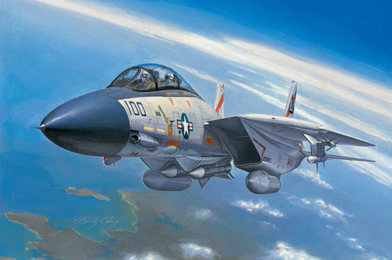 HB80276 HobbyBoss 1/72 F-14A Tomcat Plastic Model Kit [80276] HobbyBoss