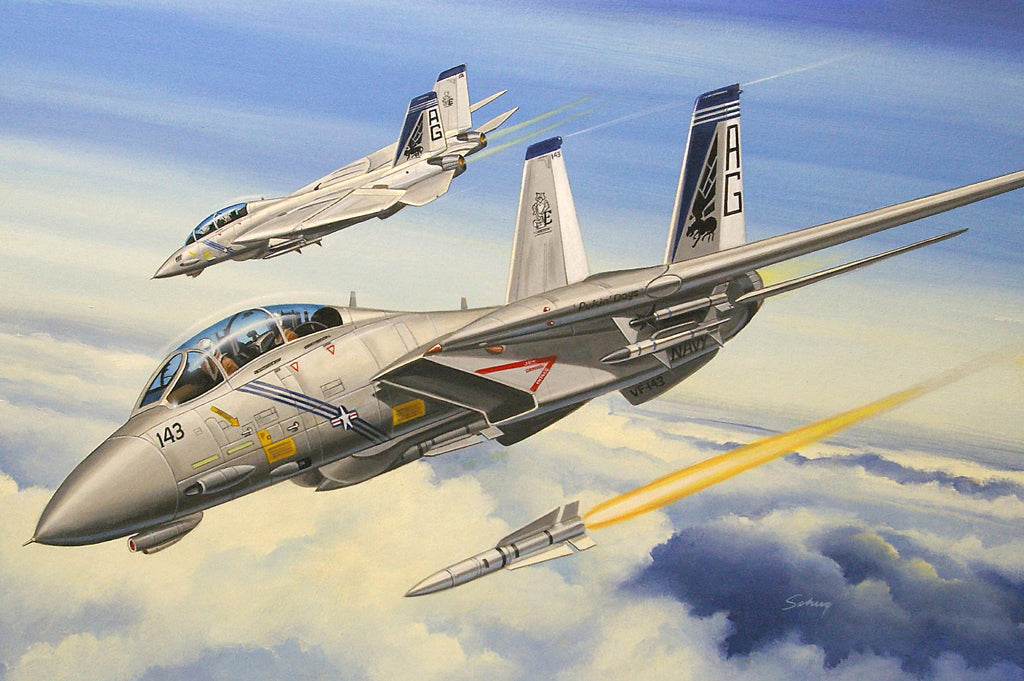HB80277 HobbyBoss 1/72 F-14B Tomcat Plastic Model Kit [80277] HobbyBoss