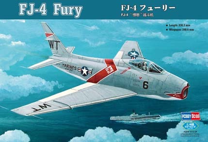 HB80312 HobbyBoss 1/48 FJ-4 "Fury" Plastic Model Kit [80312] HobbyBoss
