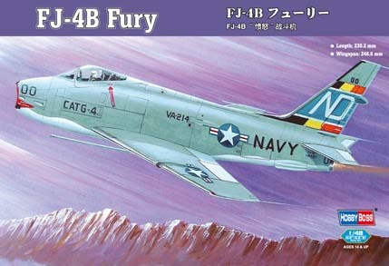 HB80313 HobbyBoss 1/48 FJ-4B "Fury" Plastic Model Kit [80313] HobbyBoss