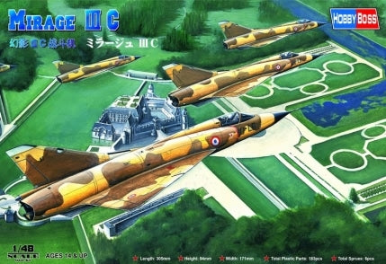 HB80315 HobbyBoss 1/48 Mirage IIIC Fighter Plastic Model Kit [80315] HobbyBoss