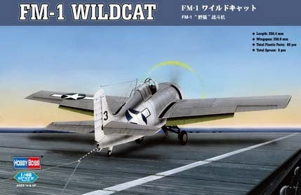 HB80329 HobbyBoss 1/48 FM-1 Wildcat Plastic Model Kit [80329]