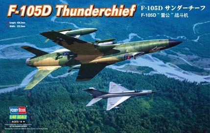 HB80332 HobbyBoss 1/48 F-105D Thunderchief Plastic Model Kit [80332] HobbyBoss